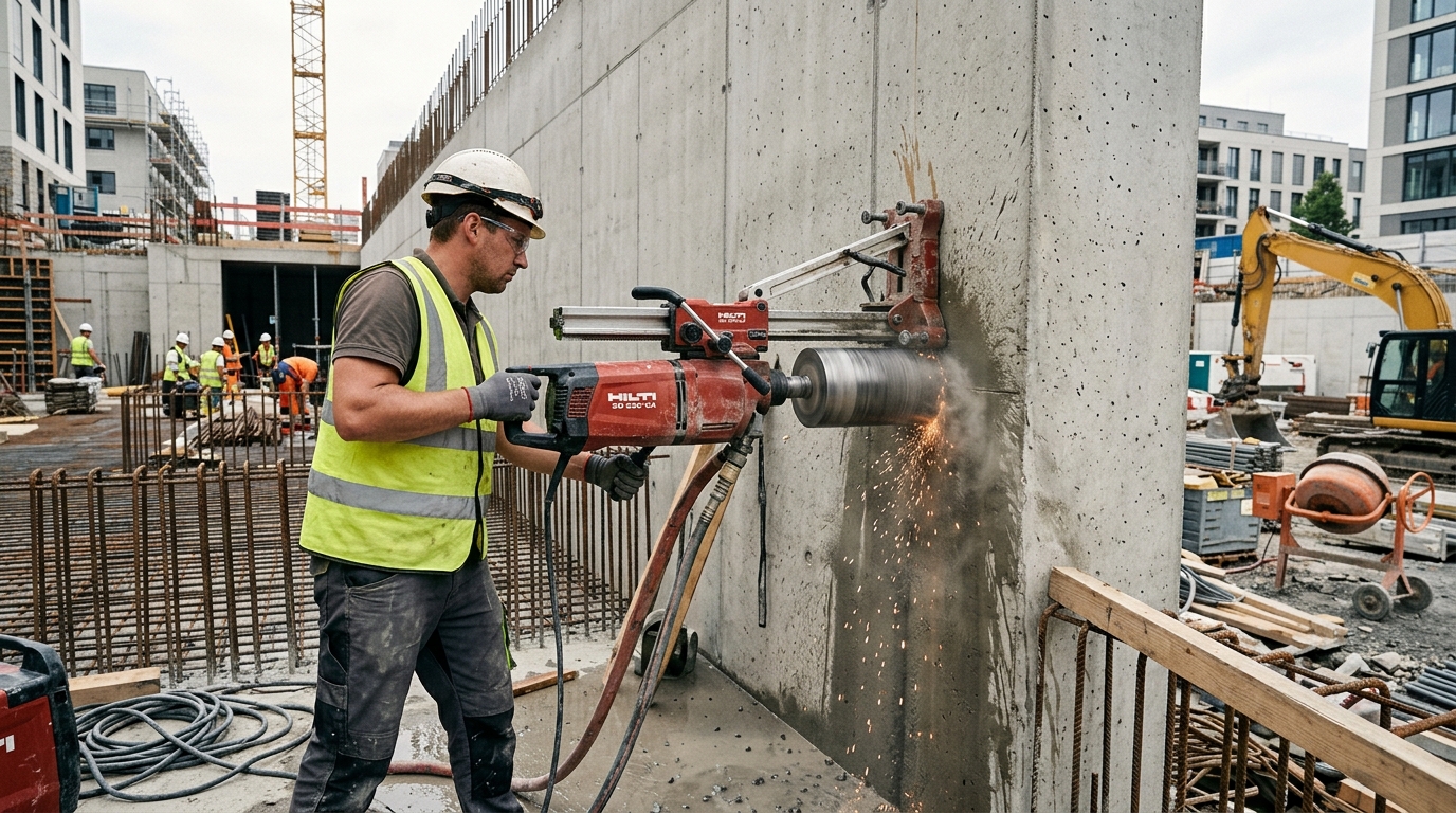 Karot ve Beton Kesme Uygulaması